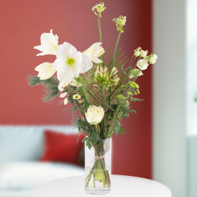 Amaryllis-Strauß Weiß 