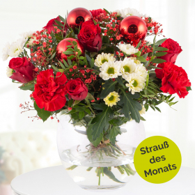 Weihnachtsstrauß Rote Weihnacht