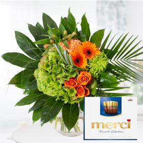 Biedermeierstrauß Freude + Merci Finest Selection
