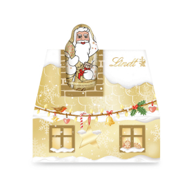 Lindt Mini-Santa Glamour im Schornstein (60g)