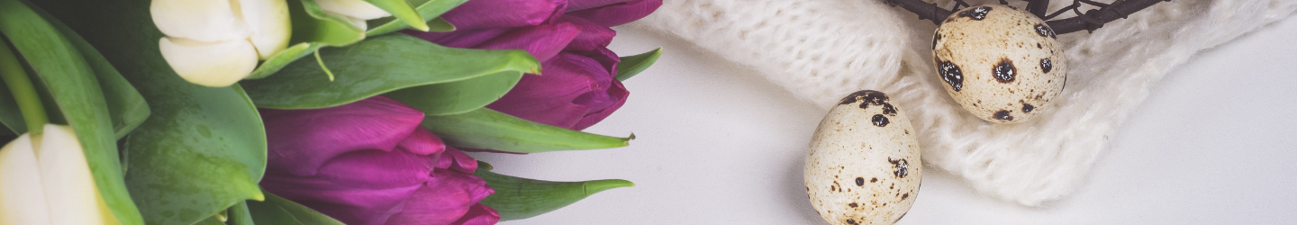 Osterdeko mit Blumen Osterdeko mit Blumen