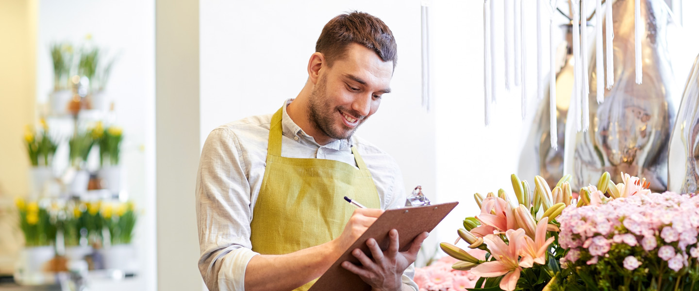 Blumen für Kunden, Partner und Mitarbeiter