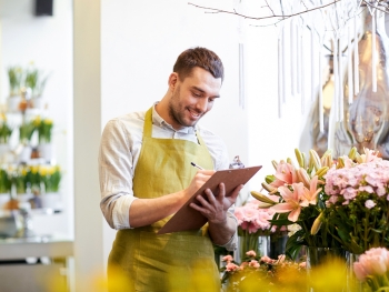 Blumen für Kunden, Partner und Mitarbeiter