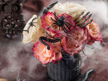 Blumen zu Halloween