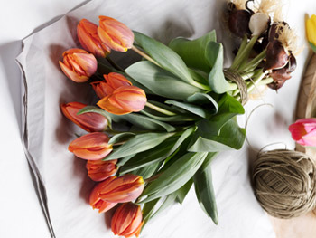 Tulpen mit Zwiebeln: unser Bulb Bouquet Tulpen mit Zwiebeln: unser Bulb Bouquet
