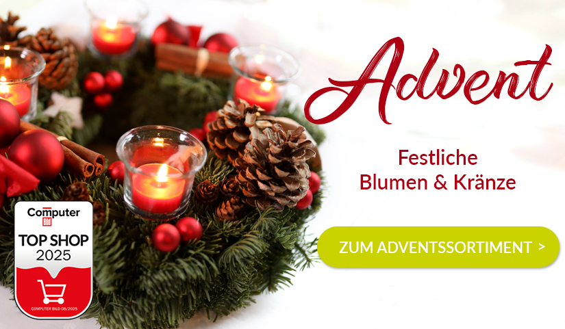Adventskranz und Adventsstrauß kaufen