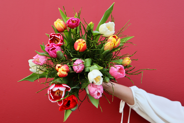 Blumenstrauß mit Tulpen verschicken