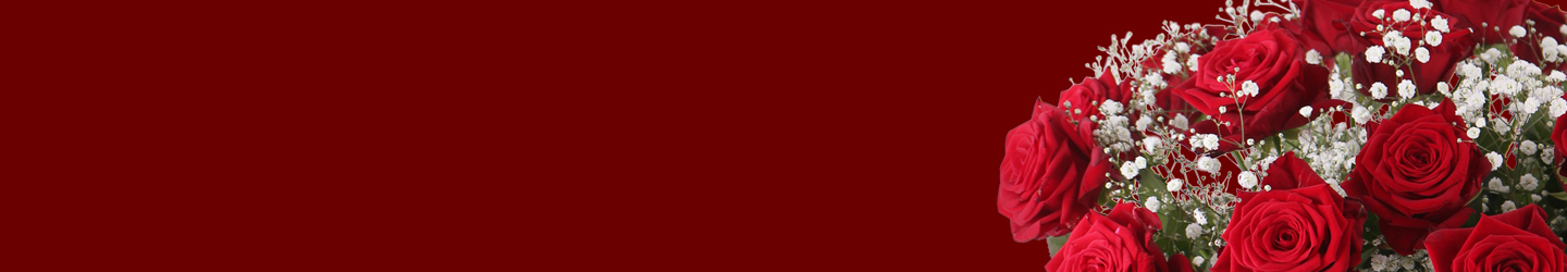 Roter Blumenstrauß